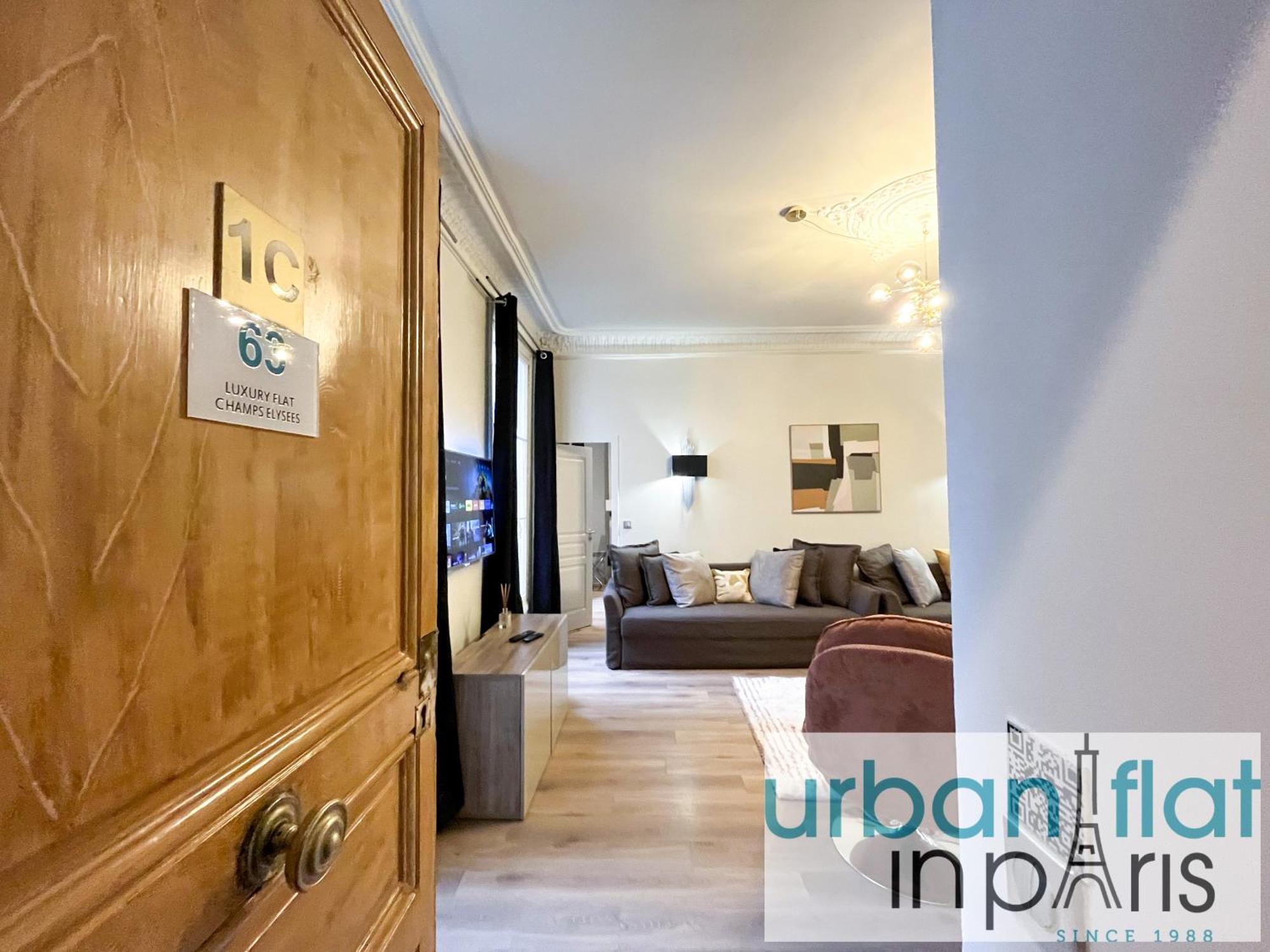 Urban Flat 63 - Beautiful 3 Bedroom Flat Champs-Elysees Paris Eksteriør billede